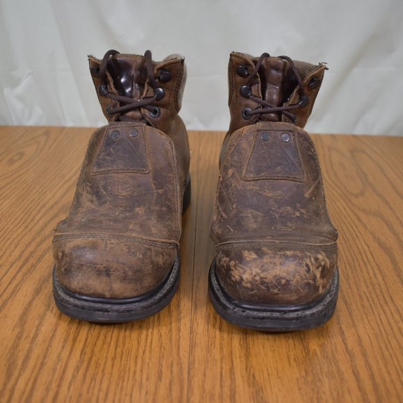 Men Rocky Work Smart Welder Safety Shoes Work Boots Leather Size 8 Steel Toe main image 5